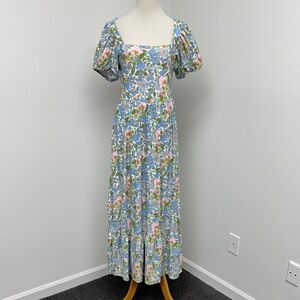 Smith & Quinn Floral Blue Maxi Dress